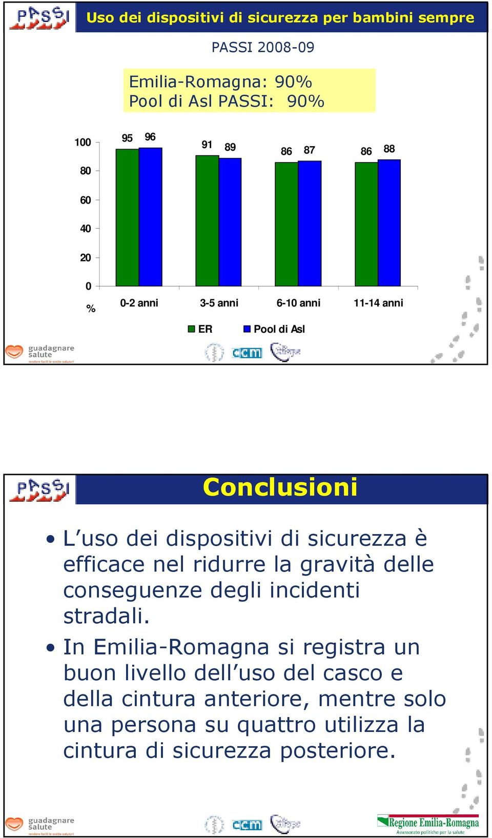 efficace nel ridurre la gravità delle conseguenze degli incidenti stradali.