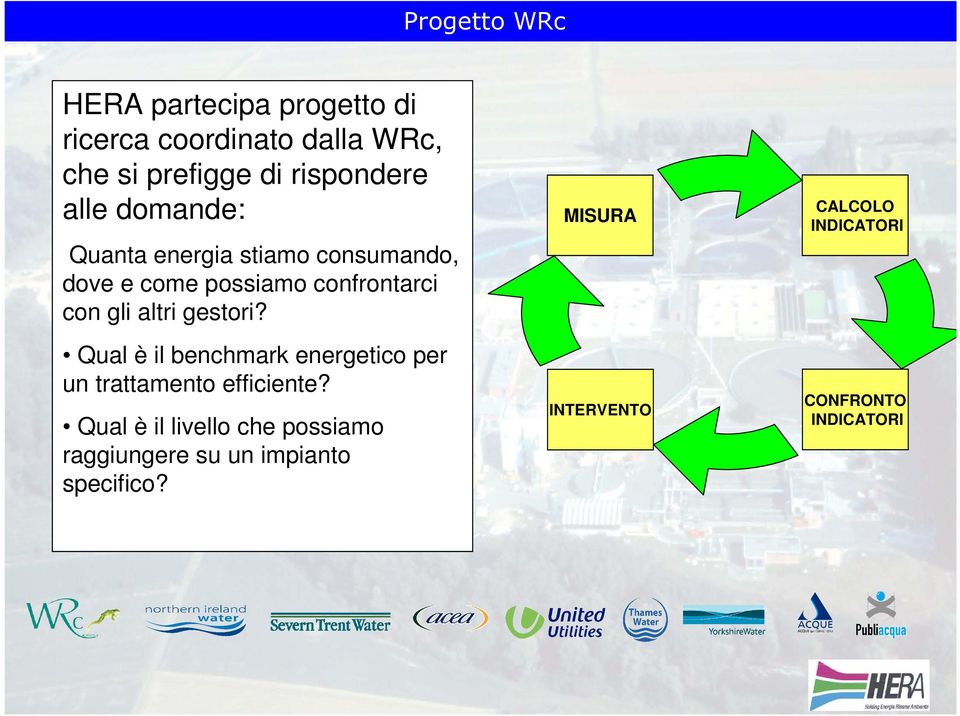 gli altri gestori? Qual è il benchmark energetico per un trattamento efficiente?