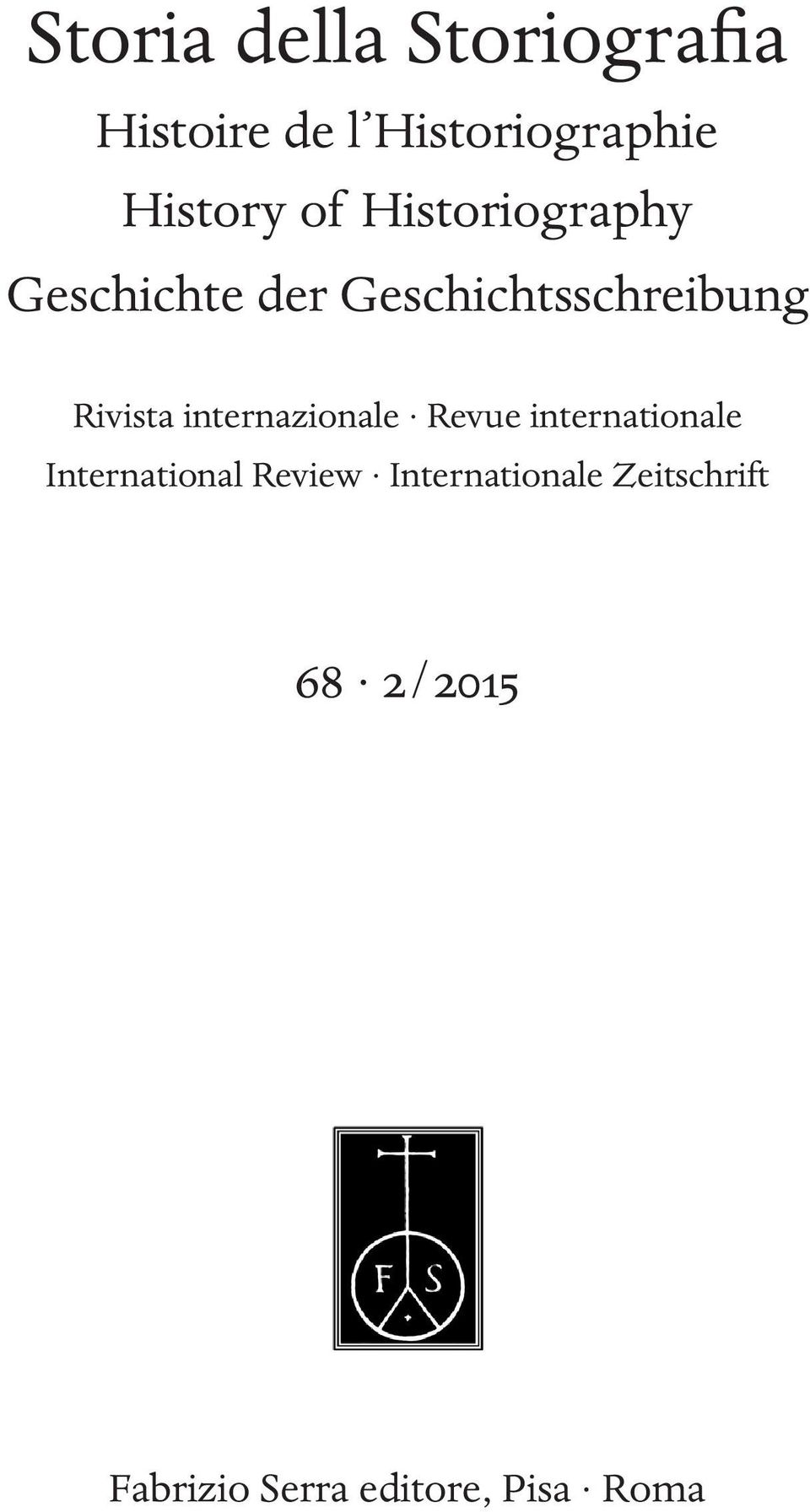 internazionale Revue internationale International Review