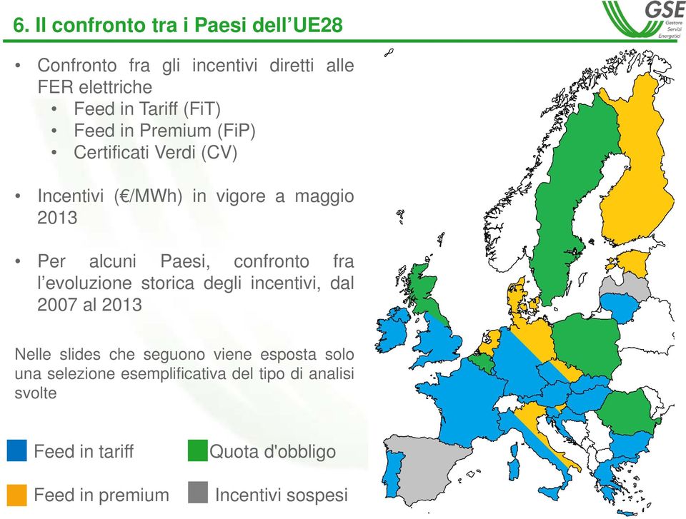 fra l evoluzione storica degli incentivi, dal 2007 al 2013 Nelle slides che seguono viene esposta solo una