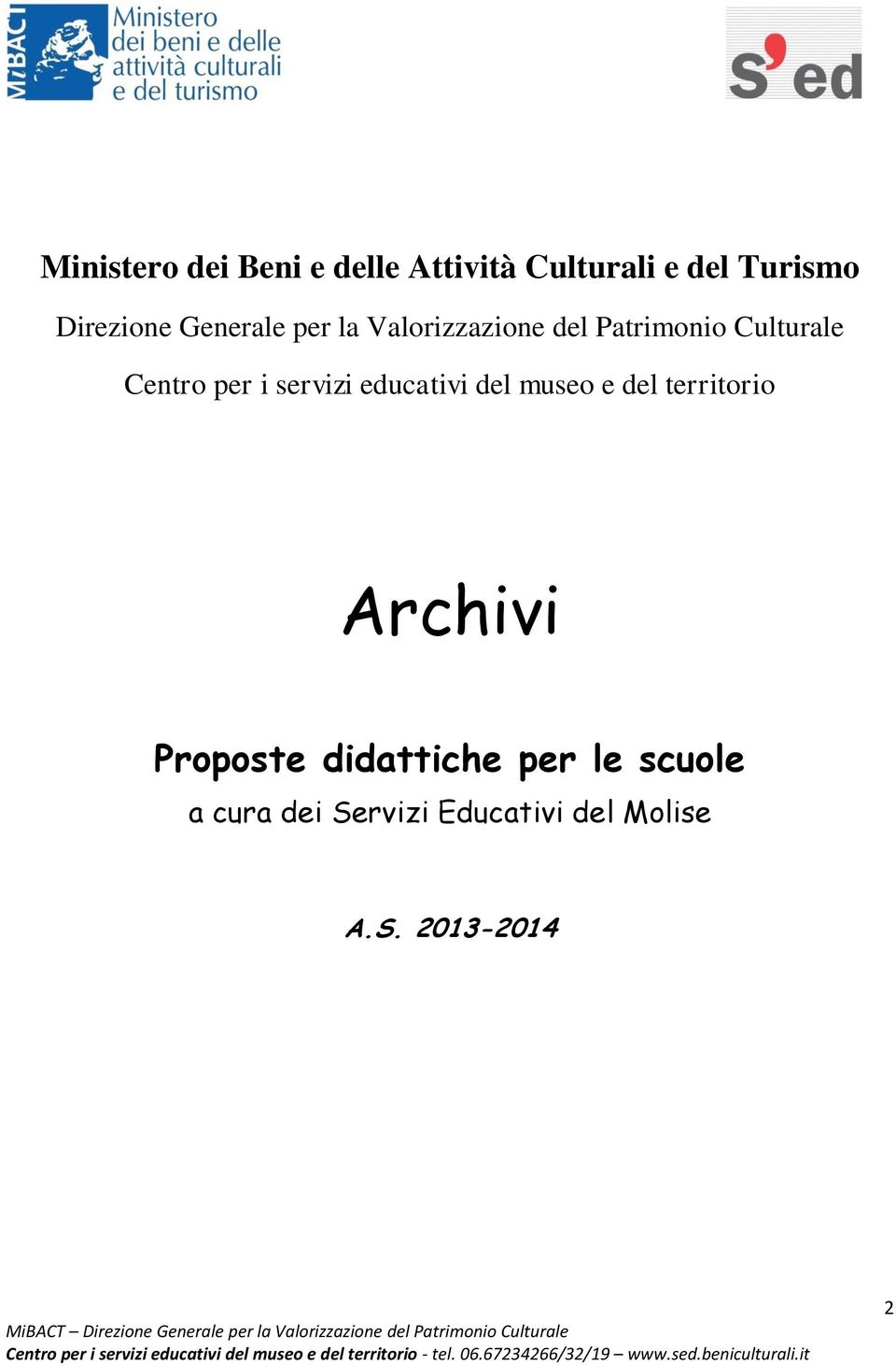 servizi educativi del museo e del territorio Archivi Proposte