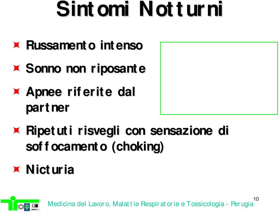 partner Ripetuti risvegli con