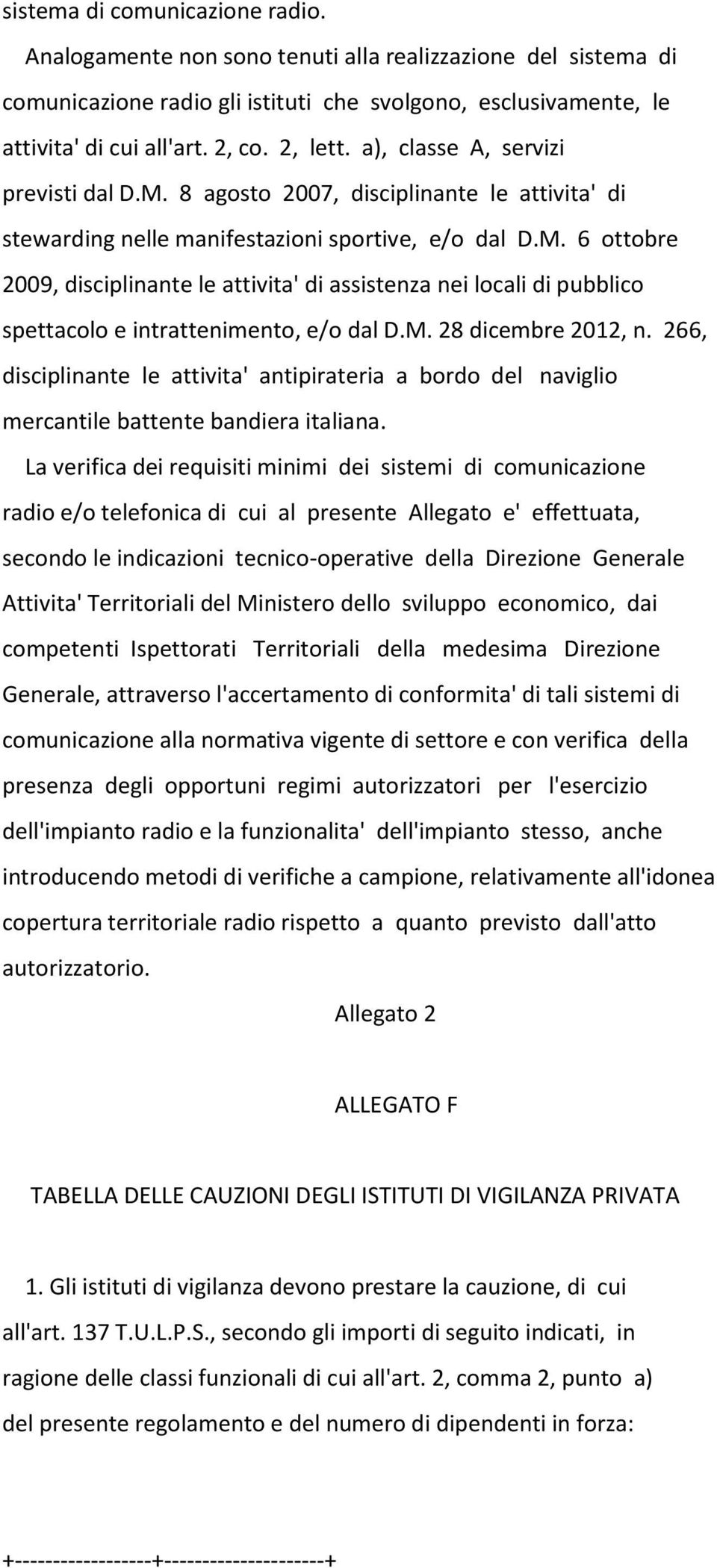 M. 28 dicembre 2012, n. 266, disciplinante le attivita' antipirateria a bordo del naviglio mercantile battente bandiera italiana.