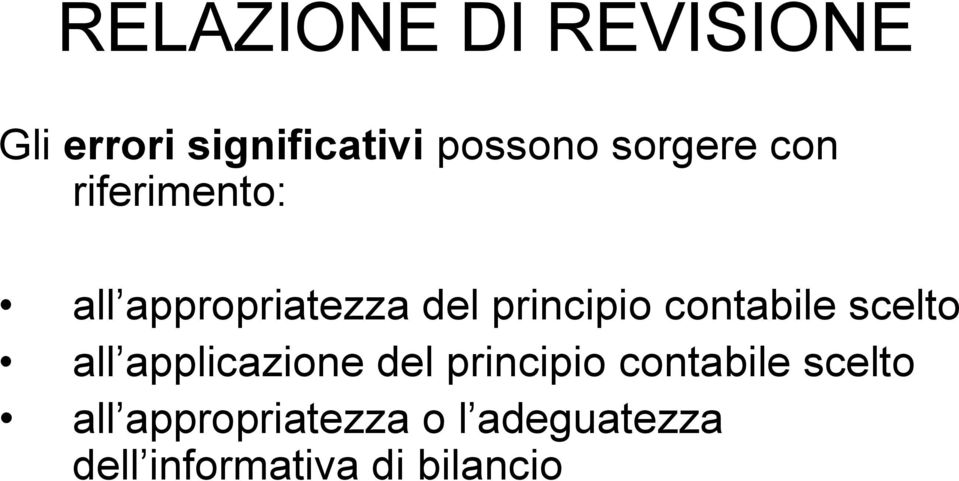 contabile scelto all applicazione del principio