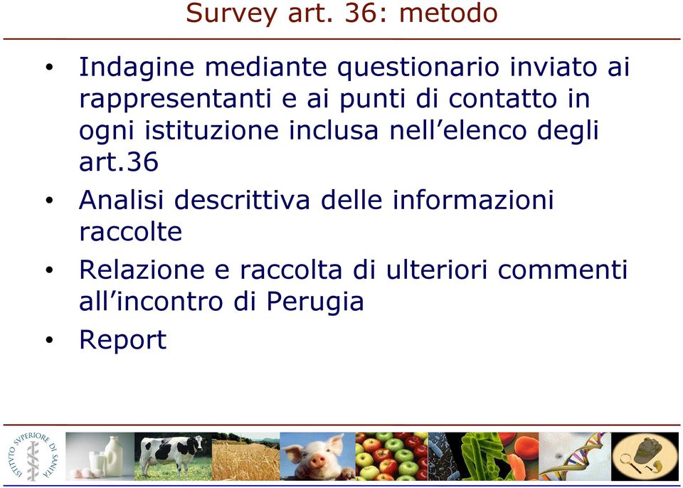 ai punti di contatto in ogni istituzione inclusa nell elenco degli