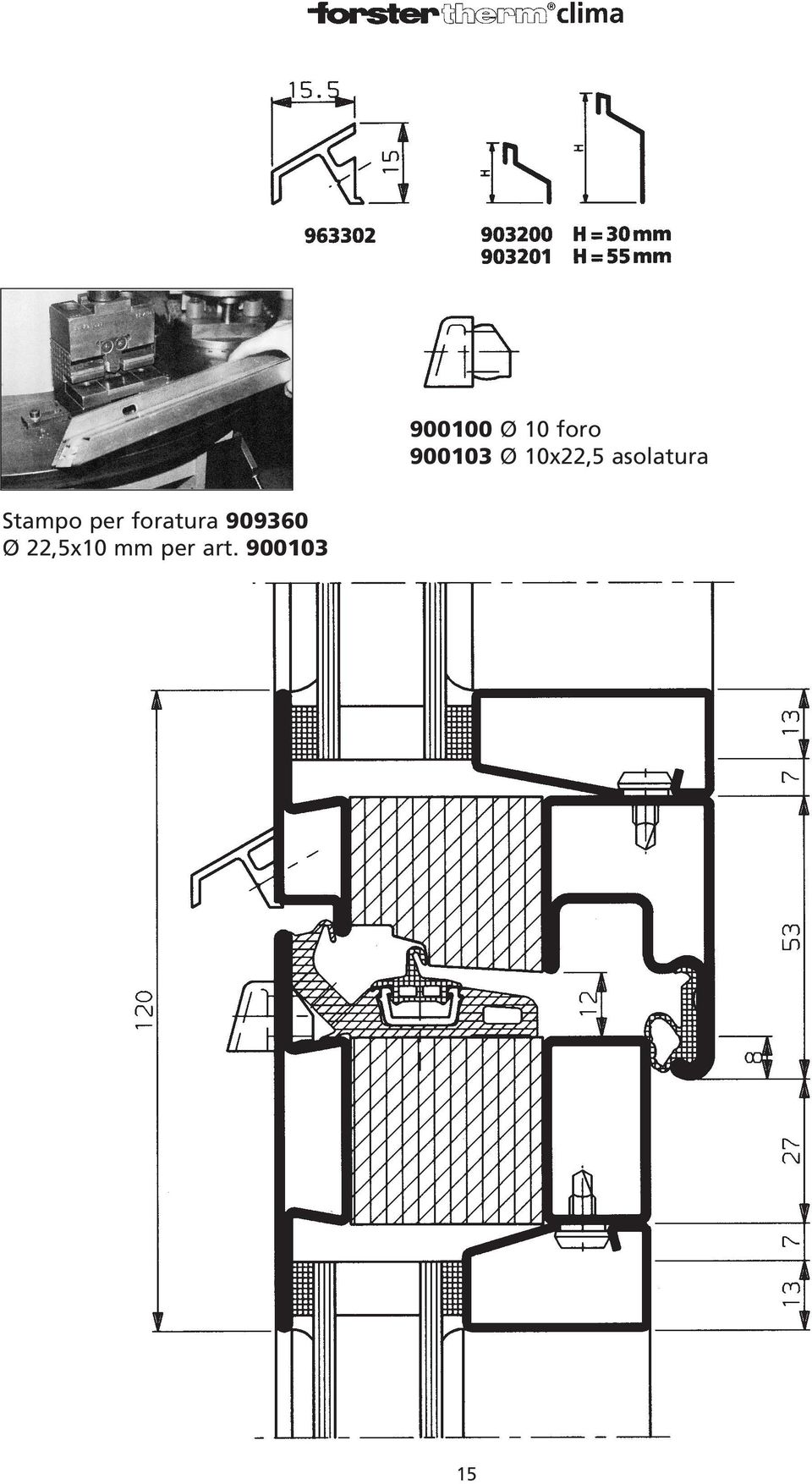 per foratura 909360 Ø