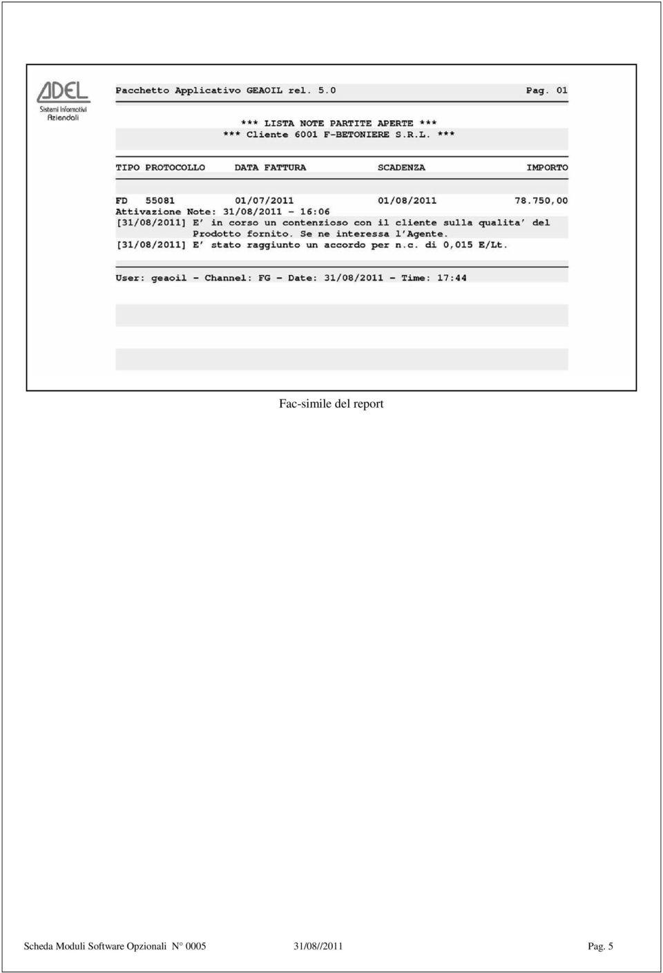 Moduli Software