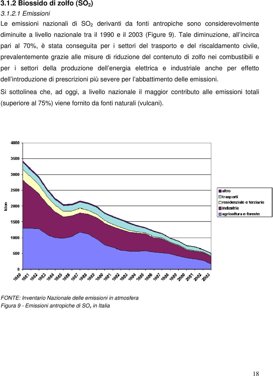 combustibili e per i settori della produzione dell energia elettrica e industriale anche per effetto dell introduzione di prescrizioni più severe per l abbattimento delle emissioni.