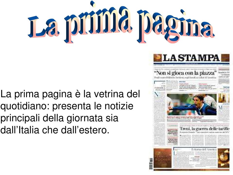 notizie principali della