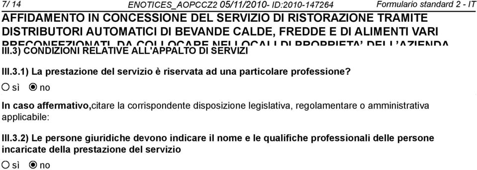 è riservata 20 ALLEGATO ad una particolare II