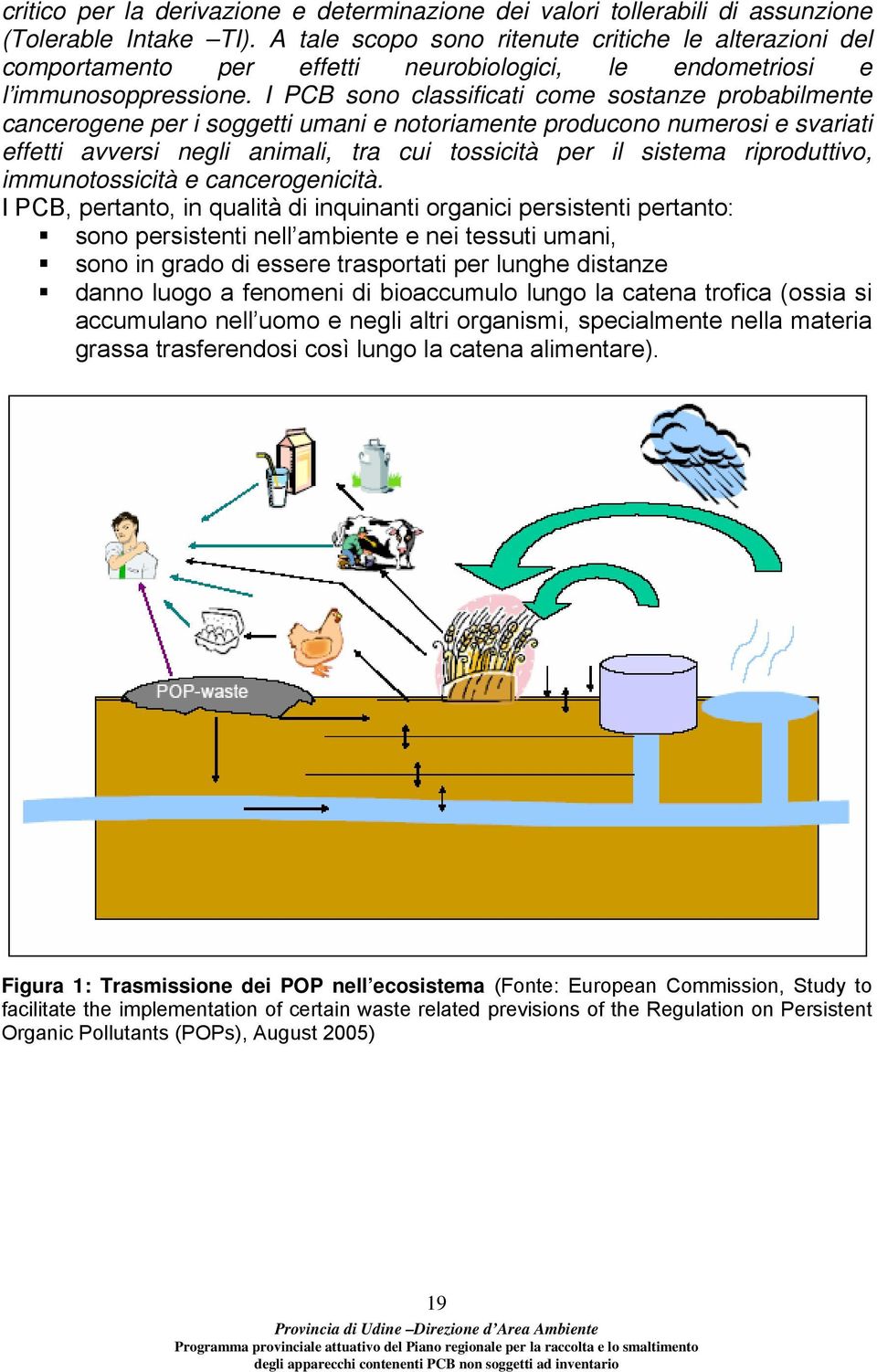 I PCB sono classificati come sostanze probabilmente cancerogene per i soggetti umani e notoriamente producono numerosi e svariati effetti avversi negli animali, tra cui tossicità per il sistema