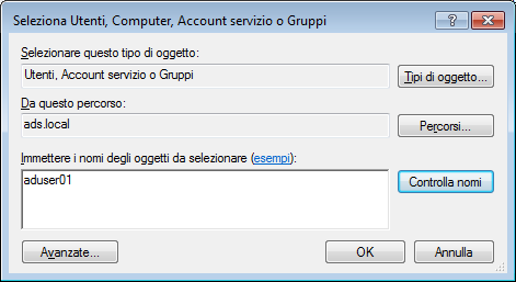 Preparazione di un Computer Client 4 5 Fare clic su [Aggiungi].