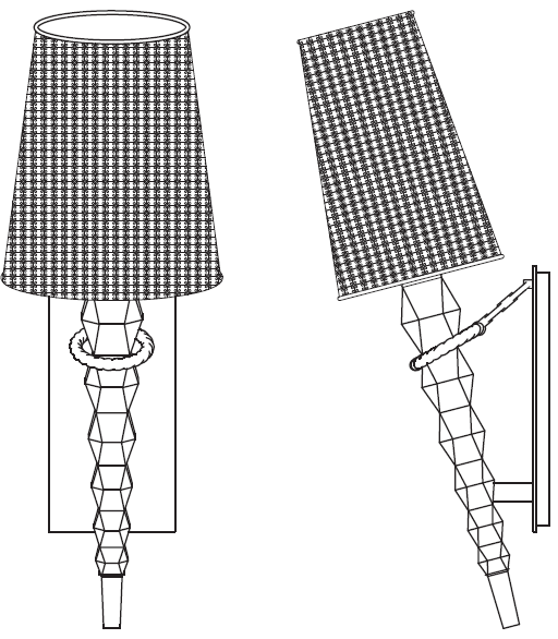 APPLIQUE - LAMPADE - LAMPADARI - CANDELABRI ZANTAS/ALL Applique stelo bugnato cm.21x25 H.60 paralume in scaglie alluminio - alluminio naturale = 2.594 - alluminio champagne = 3.