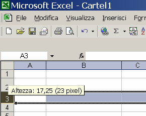 Righe e Colonne Le righe e le colonne rappresentano in Excel quello che nella pratica sono le righe e le colonne di una