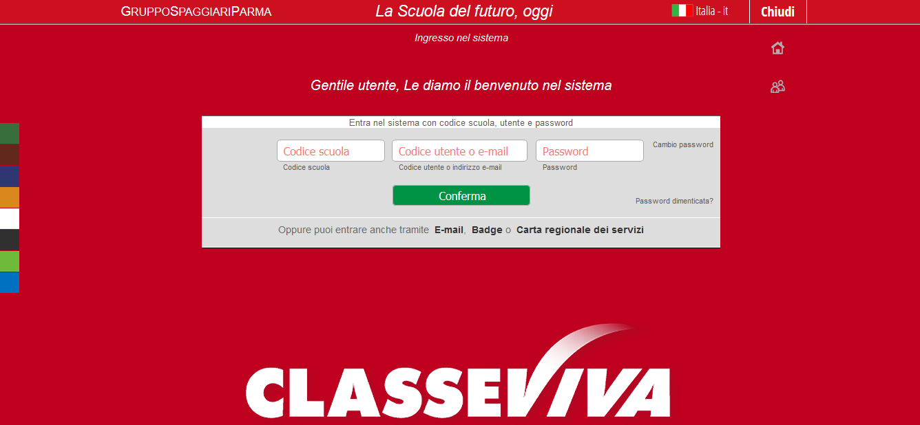 2 INFORMAZIONI GENERALI Per accedere al registro elettronico sono necessarie le credenziali fornite dalla segreteria della scuola.