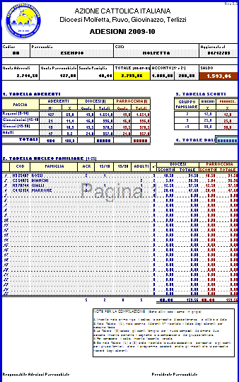 Foglio Adesioni