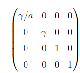 Volume canonico Se l angolo di vista θ = 90 ed il fattore d aspetto a = 1, allora la matrice N con α, β calcolati come sopra trasforma il frustum nel volume di vista canonico Nel caso generale,