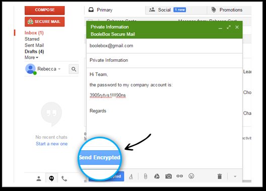 Secure Gmail Tramite il plug-in per Chrome, è possibile inviare e ricevere e-mail in totale sicurezza all interno della web mail di Google e garantire la massima riservatezza delle comunicazioni