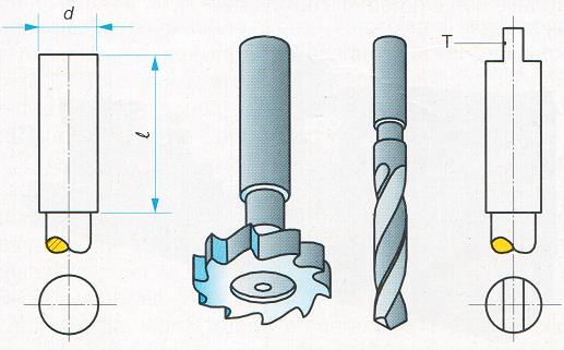Codolo cilindrico Il codolo cilindrico è caratterizzato dalla lunghezza l e dal diametro d, variabile da 0,3 mm a 75 mm.
