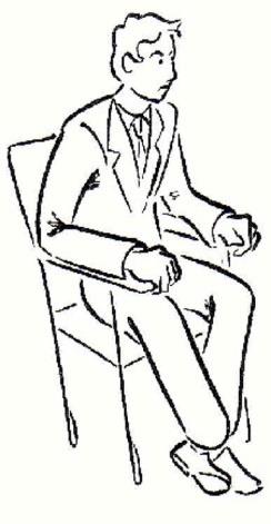 Come si siede l Uomo Dal modo in cui una persona si siede su una sedia o su una poltrona si possono riconoscere alcune sue caratteristiche psicologiche.