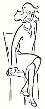 Come si siede la Donna Tenere le gambe accavallate è quindi segno di auto-protezione, tanto più elevato, quanto più stretto è il loro accavallamento.