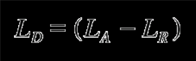 D.M. 16/3/1998 ALLEGATO A Livello differenziale di rumore (L D ): - differenza aritmetica tra livello di rumore ambientale (L A ) e quello di rumore residuo (L R