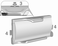 Porta telefono 171 Utilizzo Adattamento del porta telefono alla dimensione dello smartphone 4. Regolare la larghezza del porta telefono in base alla larghezza del telefono spingendo insieme i cursori.