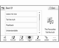 44 Dispositivi esterni Riproduzione audio Avviare la riproduzione Se non collegato, collegate il dispositivo 3 42.