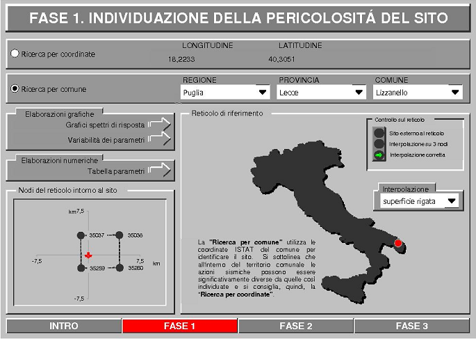 Ai fini di una valutazione della categoria stratigrafica del territorio di interesse, sono stati effettuati alcuni profili sismici (MASW) che, integrati con altri di archivio (Re.Mi.