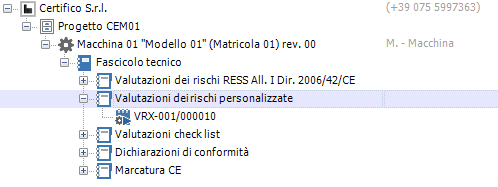 3.7. Sulla finestra " Proprietà del documento " di default apparirà il Codice VRX 001/000010 del documento, selezionare nel campo menù a tendina "Norma": EN 280 precedentemente importata: 3. 8.