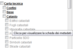 Misura angoli Permette di misurare degli angoli sulla mappa. Misura area Permette di misurare un area sulla mappa.