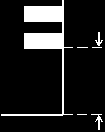 Numero elementi CARATTERISTICA SPECIFICHE da 5 a 15, in funzione dell altezza dell invio Larghezza elemento rettangolare da 5 mm a 10 mm, uguale per tutti gli elementi Altezza elemento rettangolare