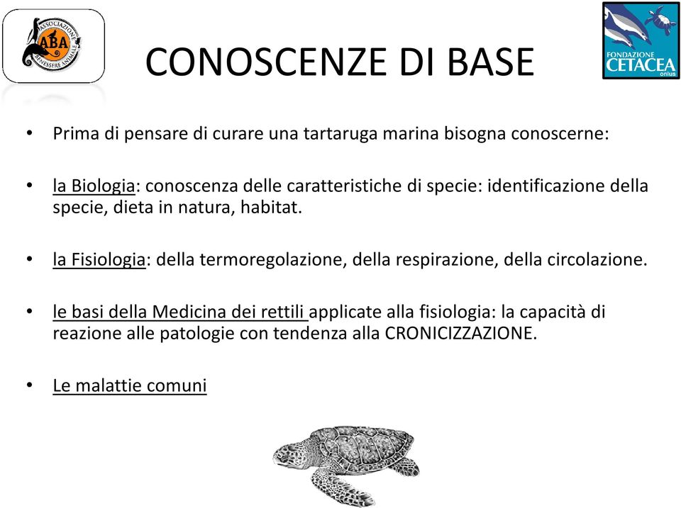 la Fisiologia: della termoregolazione, della respirazione, della circolazione.