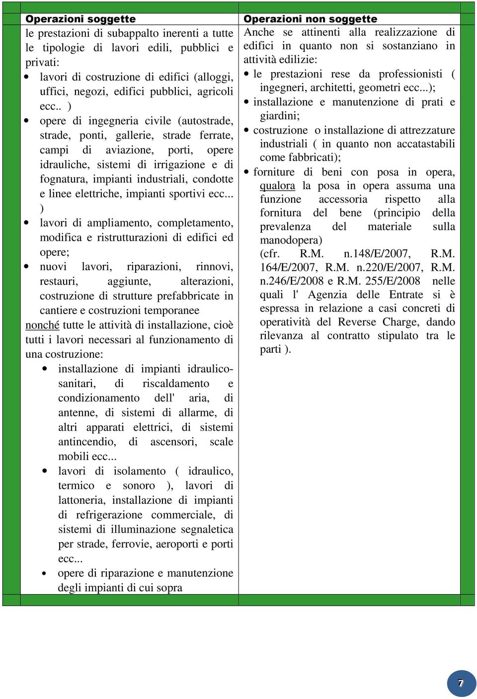 . ) opere di ingegneria civile (autostrade, strade, ponti, gallerie, strade ferrate, campi di aviazione, porti, opere idrauliche, sistemi di irrigazione e di fognatura, impianti industriali, condotte