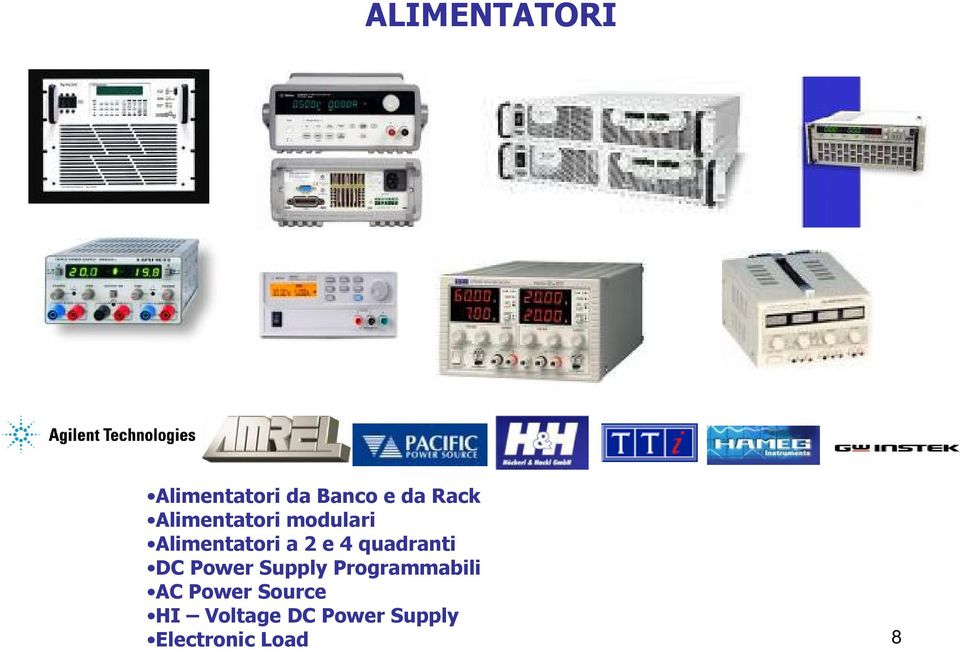 quadranti DC Power Supply Programmabili AC