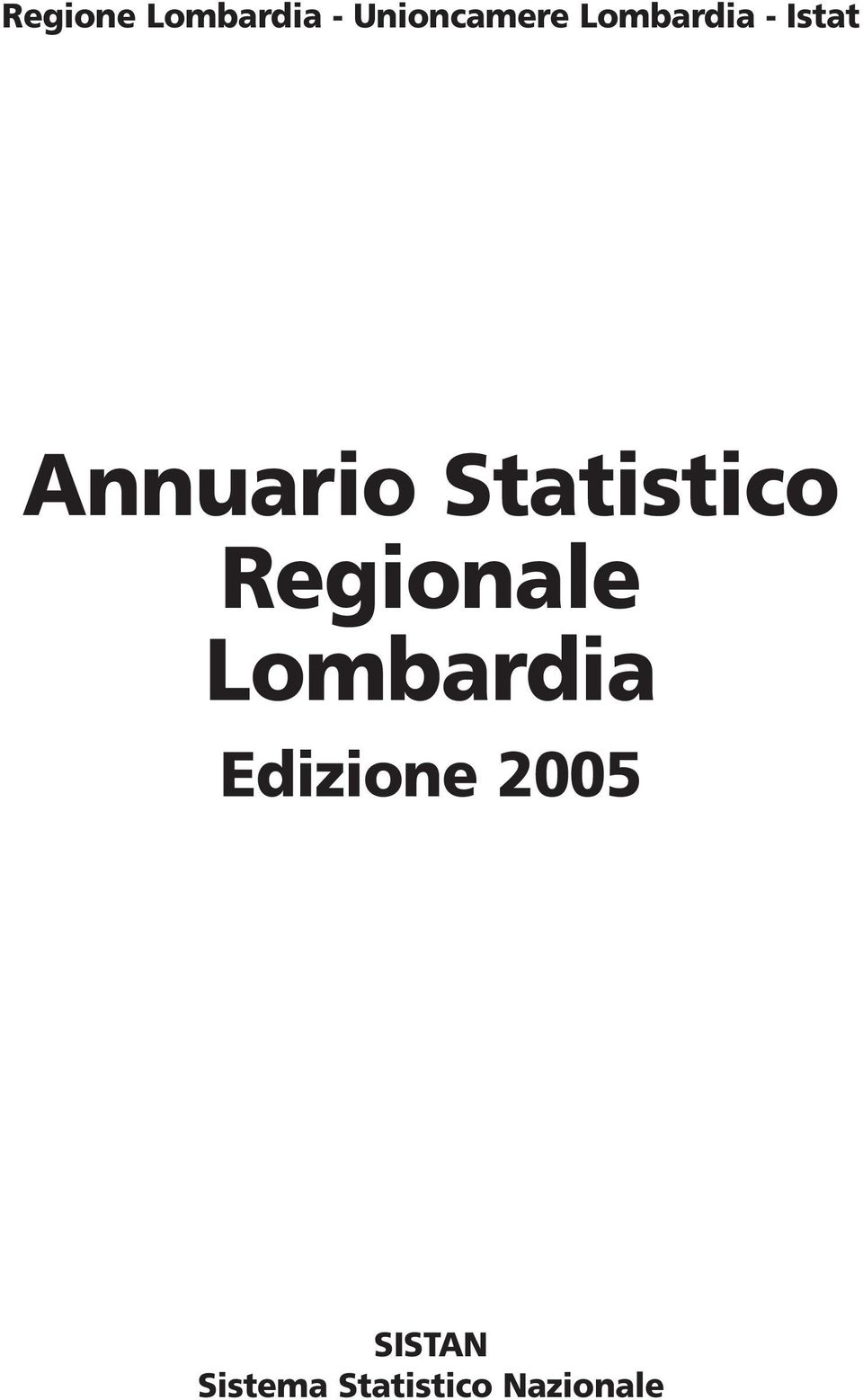 Statistico Regionale Lombardia