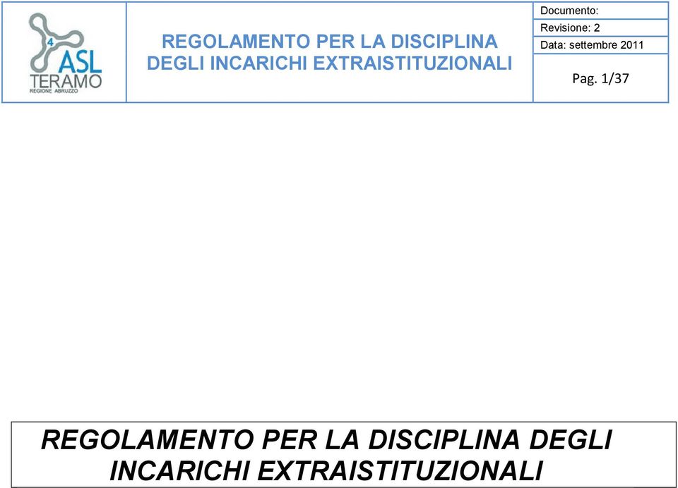 DISCIPLINA DEGLI