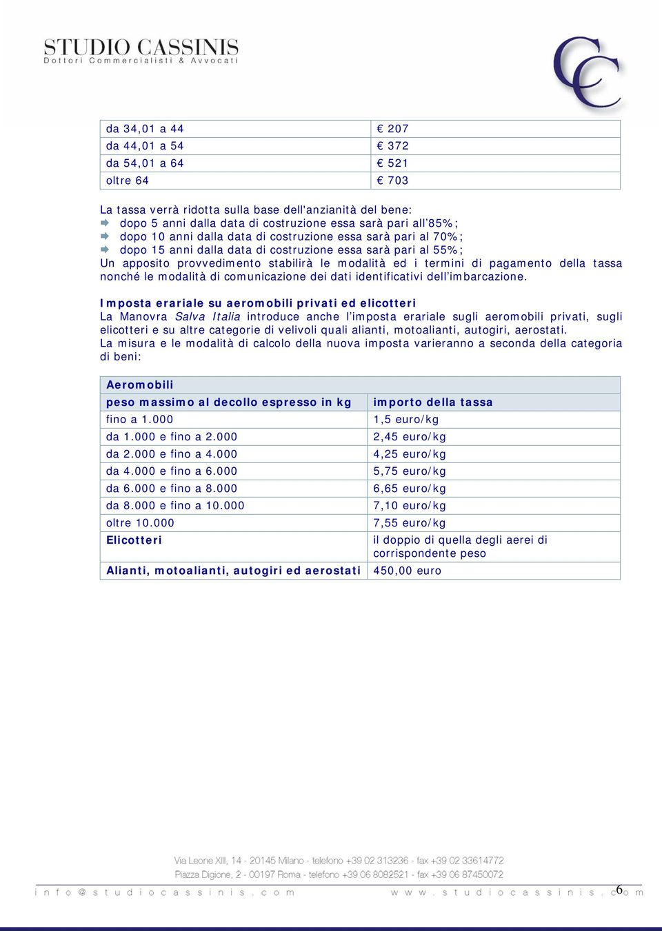 tassa nonché le modalità di comunicazione dei dati identificativi dell imbarcazione.