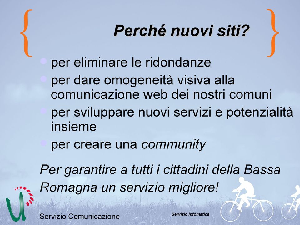 comunicazione web dei nostri comuni per sviluppare nuovi servizi e