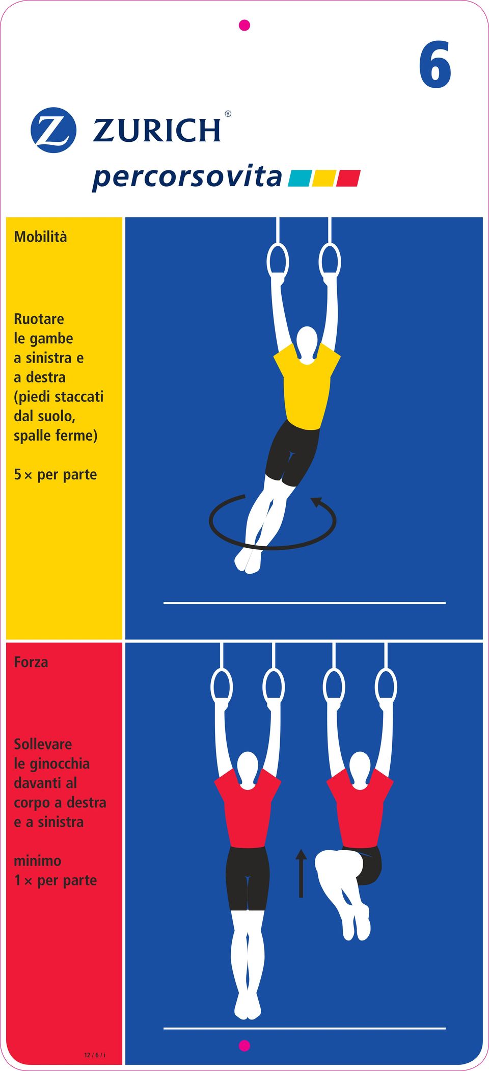 parte Sollevare le ginocchia davanti al corpo