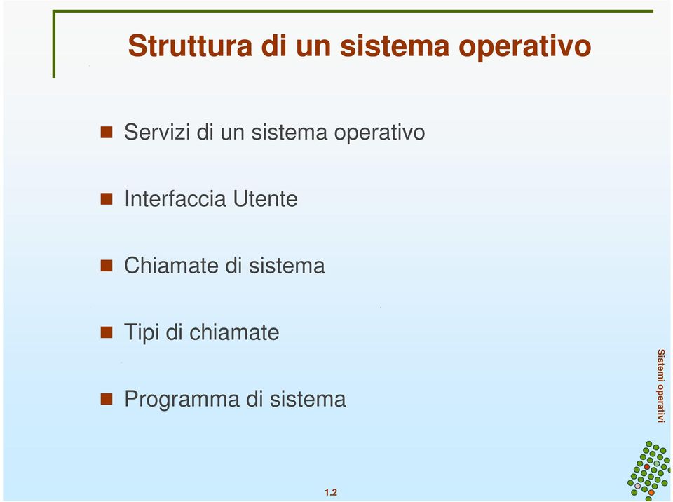 Interfaccia Utente Chiamate di