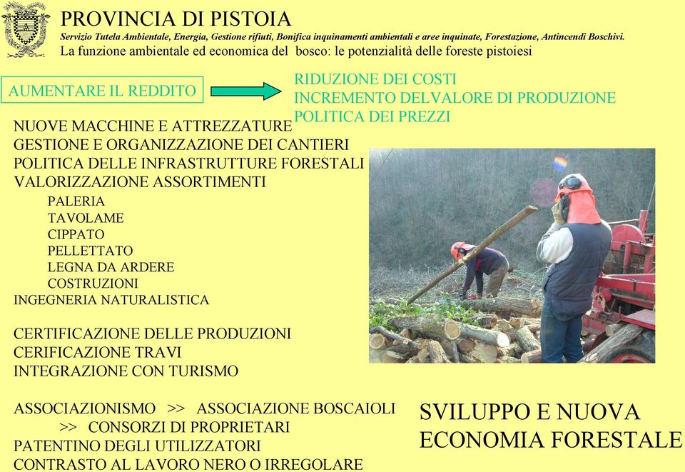 TAVOLAME CIPPATO PELLETTATO LEGNA DA ARDERE COSTRUZIONI INGEGNERIA NATURALISTICA CERTIFICAZIONE DELLE PRODUZIONI CERIFICAZIONE TRAVI INTEGRAZIONE CON TURISMO