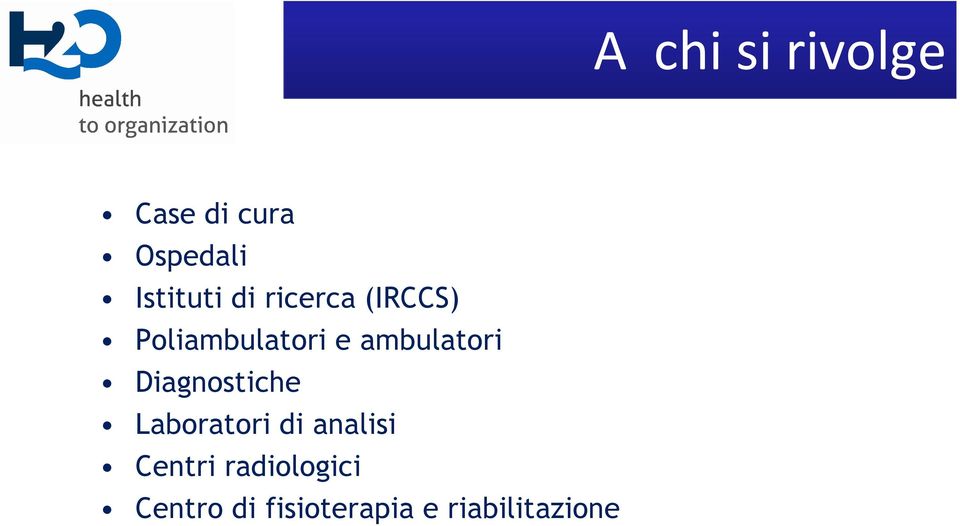 ambulatori Diagnostiche Laboratori di analisi