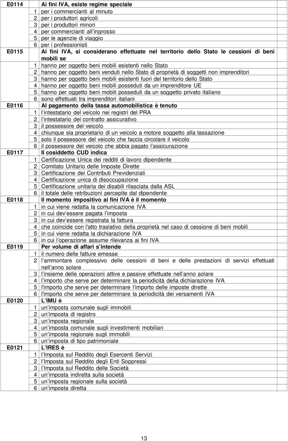 nello Stato 2 hanno per oggetto beni venduti nello Stato di proprietà di soggetti non imprenditori 3 hanno per oggetto beni mobili esistenti fuori del territorio dello Stato 4 hanno per oggetto beni