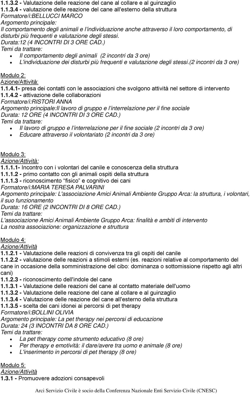 comportamento degli animali e l individuazione anche attraverso il loro comportamento, di disturbi più frequenti e valutazione degli stessi. Durata:12 (4 INCONTRI DI 3 ORE CAD.