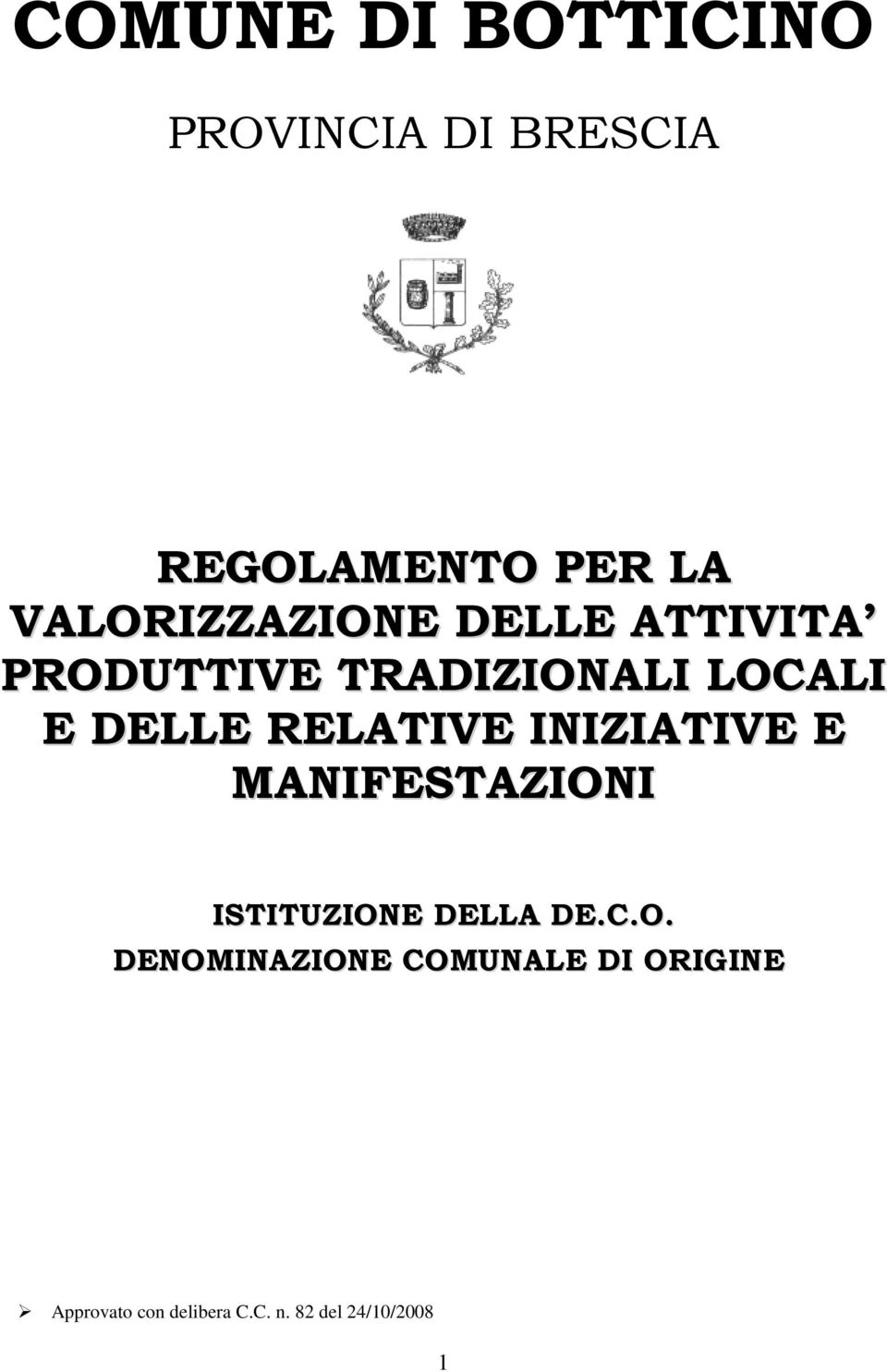 RELATIVE INIZIATIVE E MANIFESTAZION