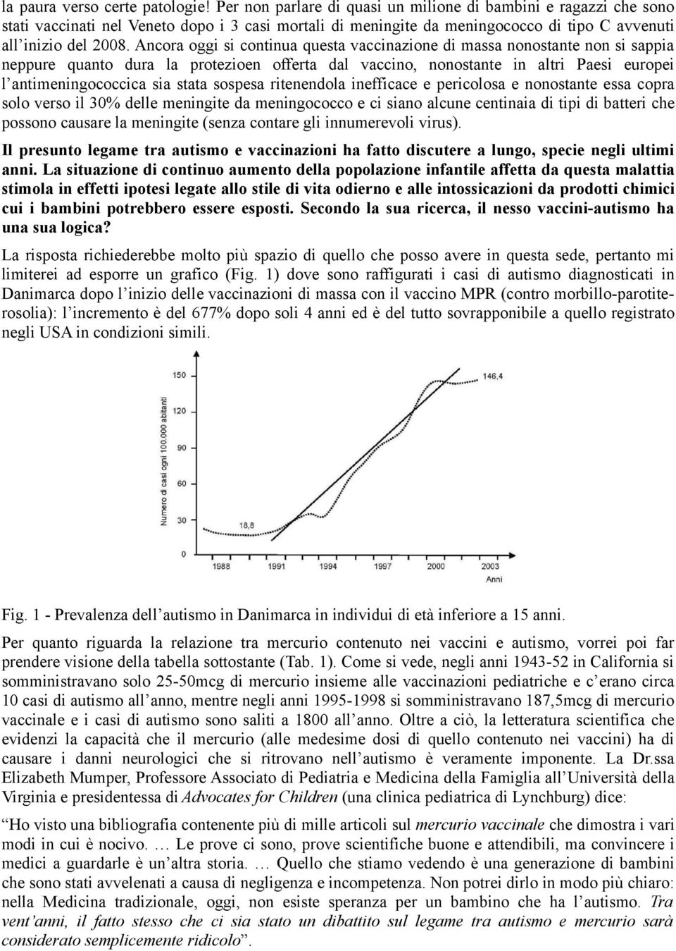 Ancora oggi si continua questa vaccinazione di massa nonostante non si sappia neppure quanto dura la protezioen offerta dal vaccino, nonostante in altri Paesi europei l antimeningococcica sia stata