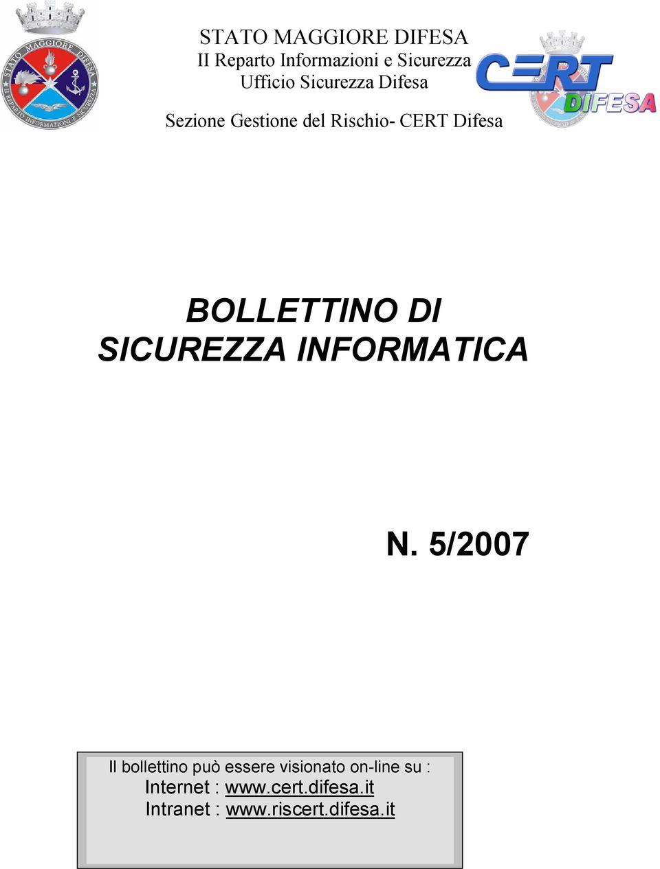 DI SICUREZZA INFORMATICA N.