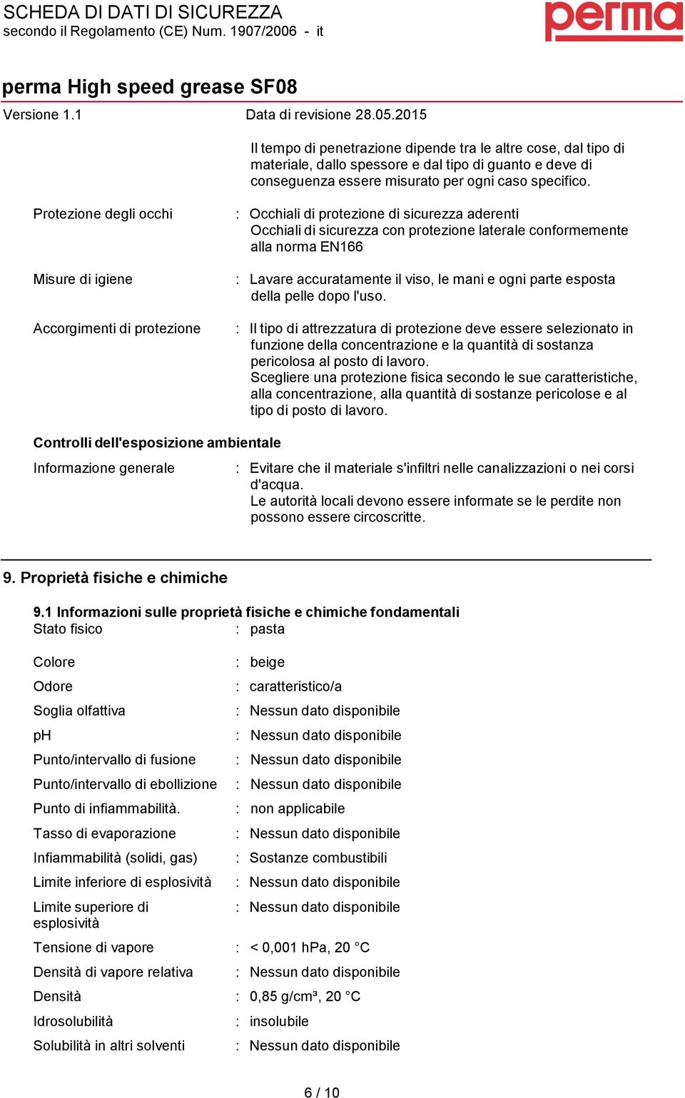 accuratamente il viso, le mani e ogni parte esposta della pelle dopo l'uso.