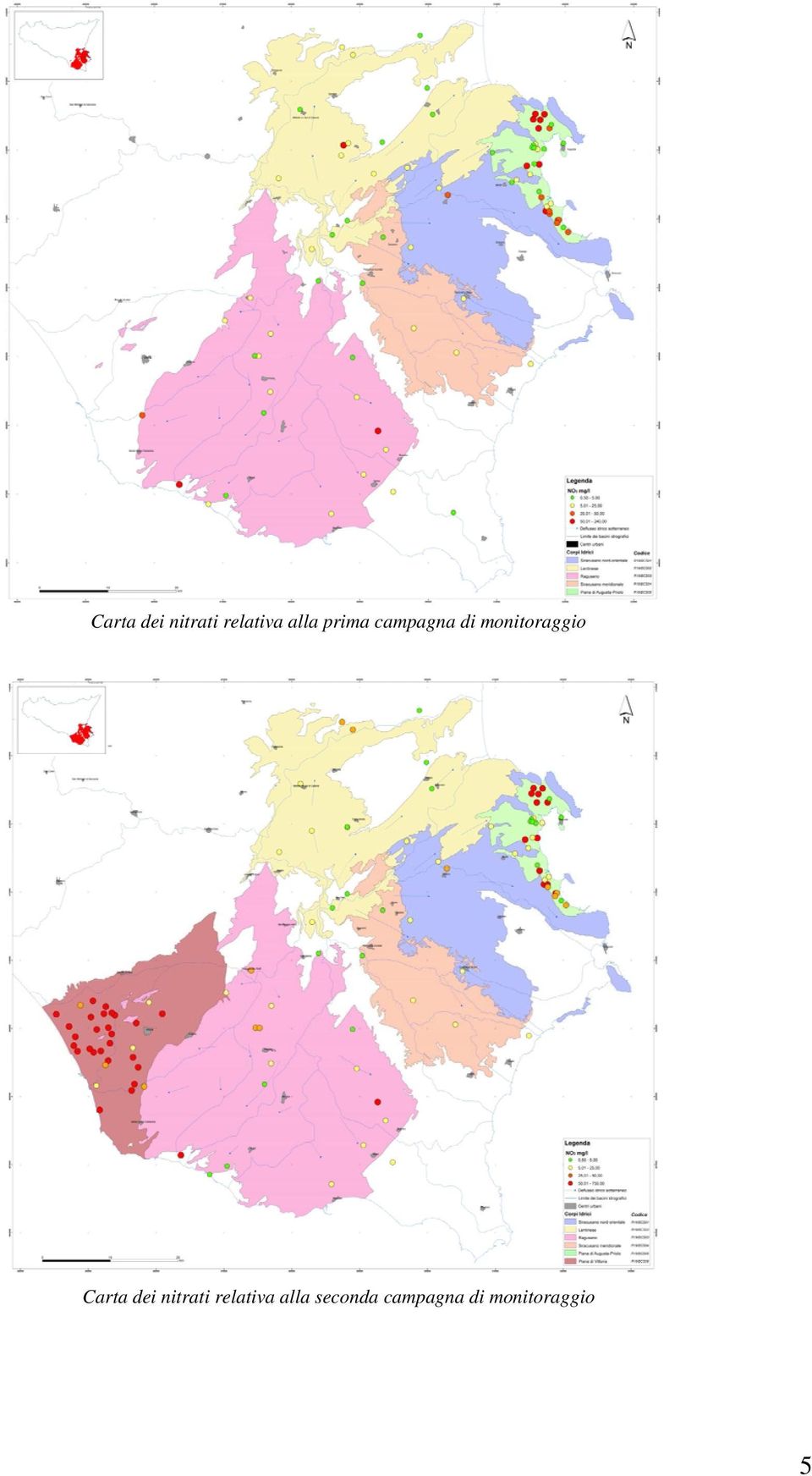 seconda campagna di monitoraggio